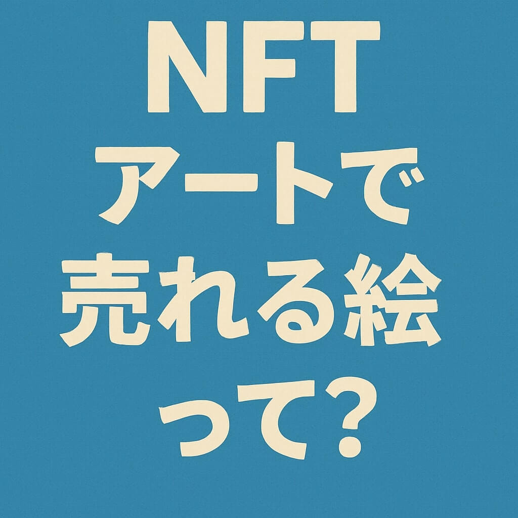 NFTアートで売れる絵って?